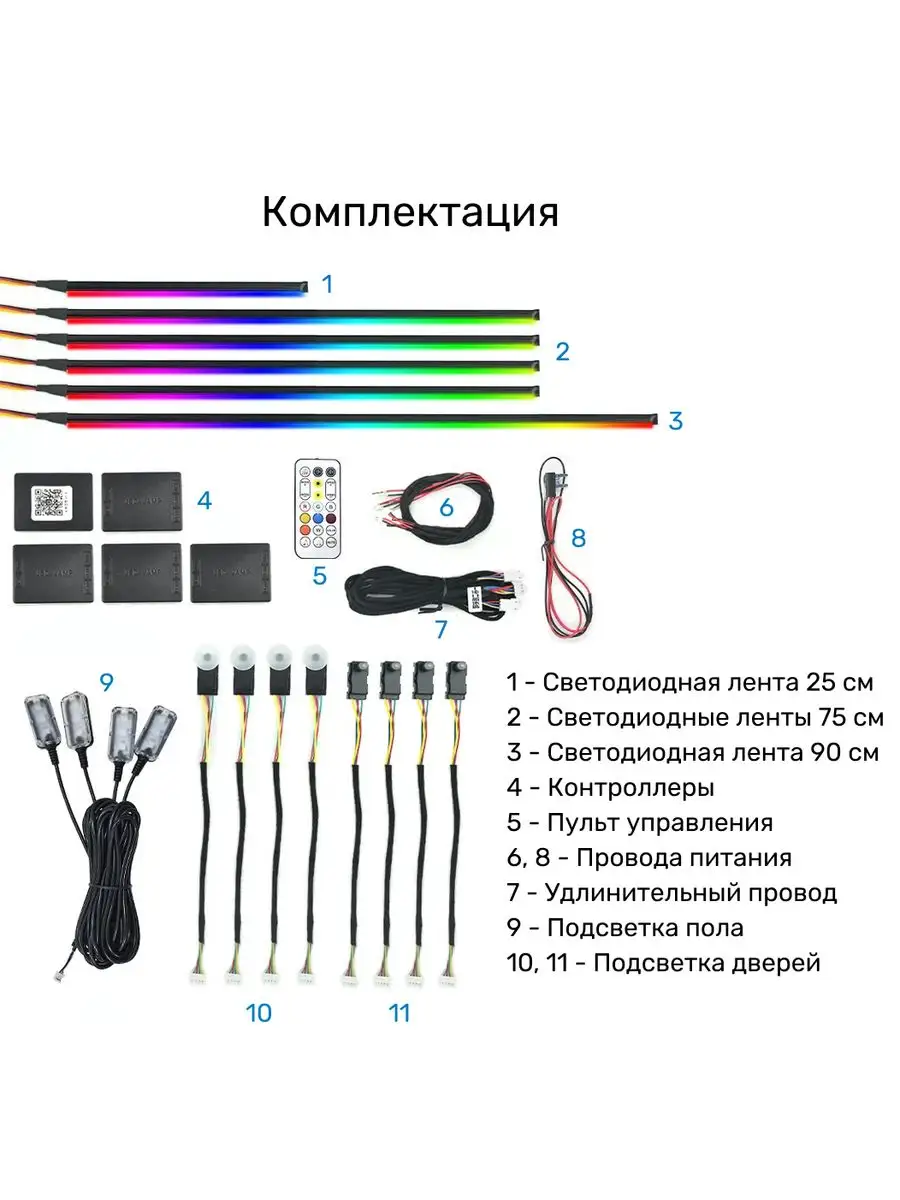 Подсветка автомобиля