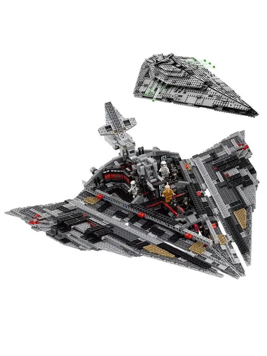Конструктор Star Wars Звездный разрушитель первого ордена LEGO 171906411  купить в интернет-магазине Wildberries