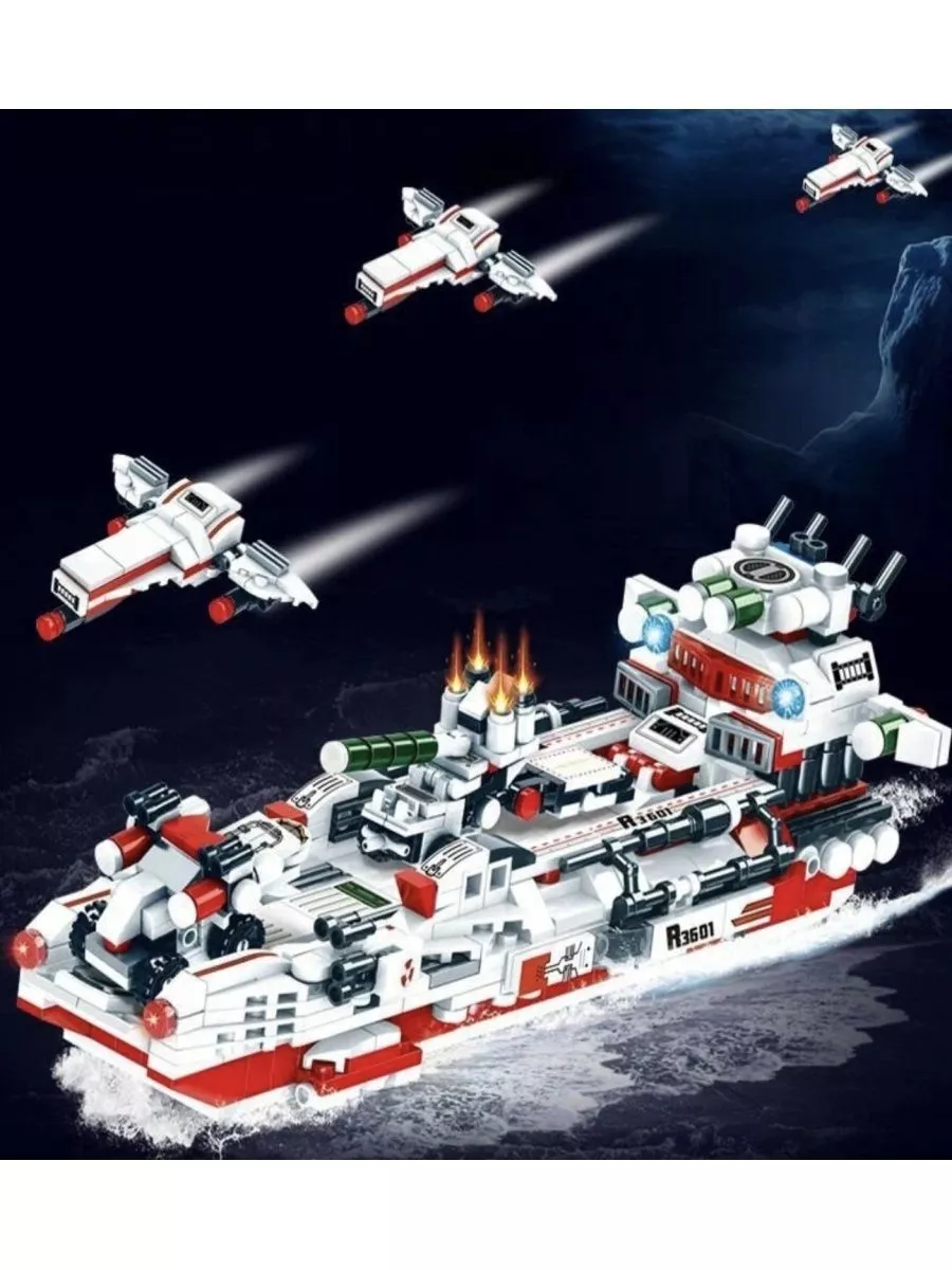 Конструктор набор корабль робот трансформер 18 в 1 1000 дет LEGO 171906528  купить в интернет-магазине Wildberries