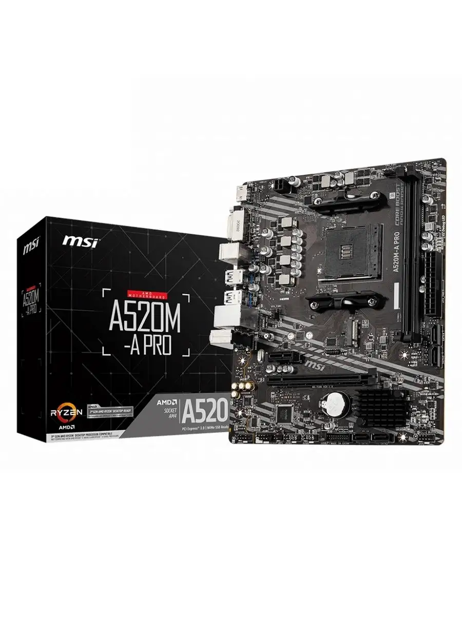 Материнская плата A520M-A PRO mATX