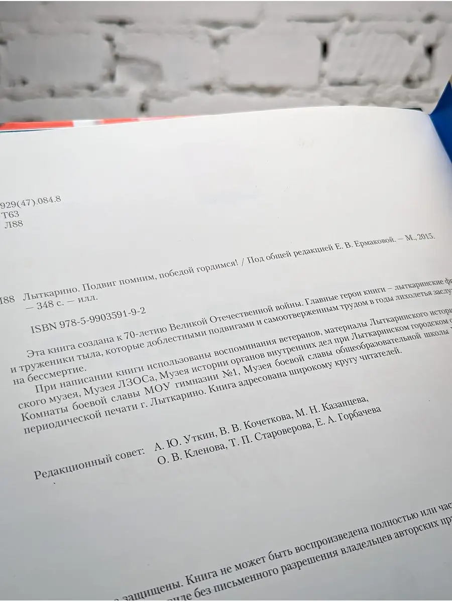 Лыткарино. Подвиг помним, победой гордимся! Москва 171971108 купить в  интернет-магазине Wildberries