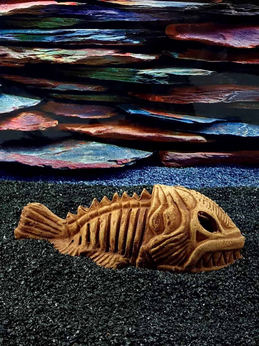 Пиала “Рыбка”, красная, керамика и глазурь, 40 мл.