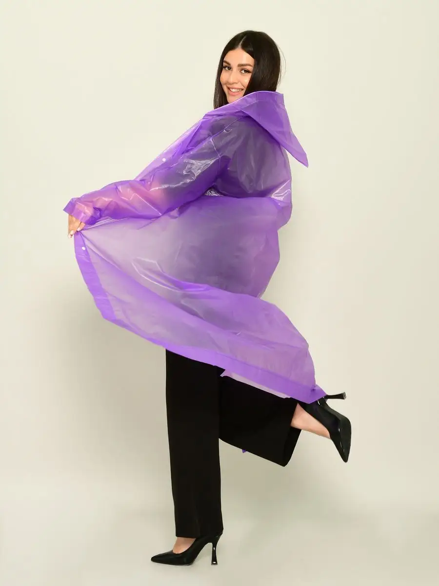 ILLUSION REFLECTIVE RAINCOAT 39CM BLUE-ORANGE