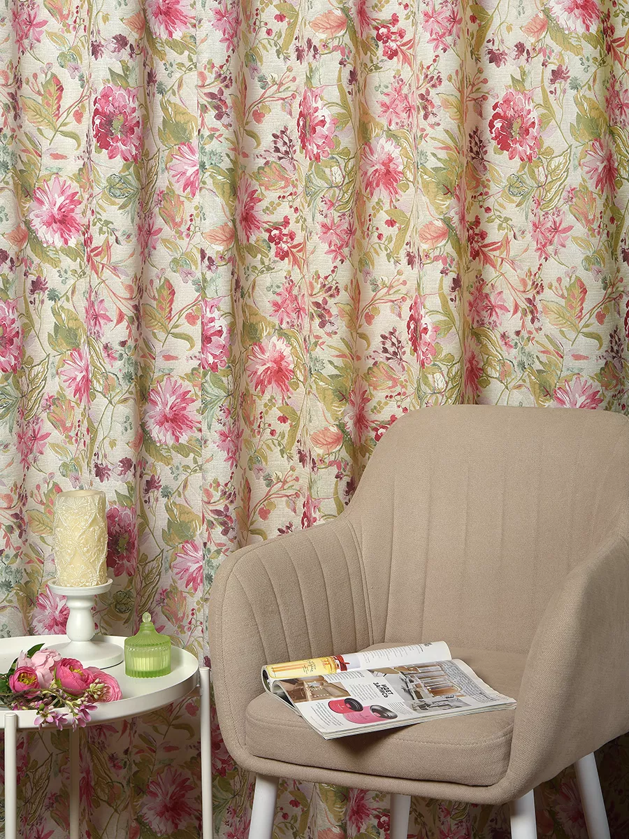 Розовые шторы — чудесное и романтическое настроение в комнате с розовыми шторами (170 фото)