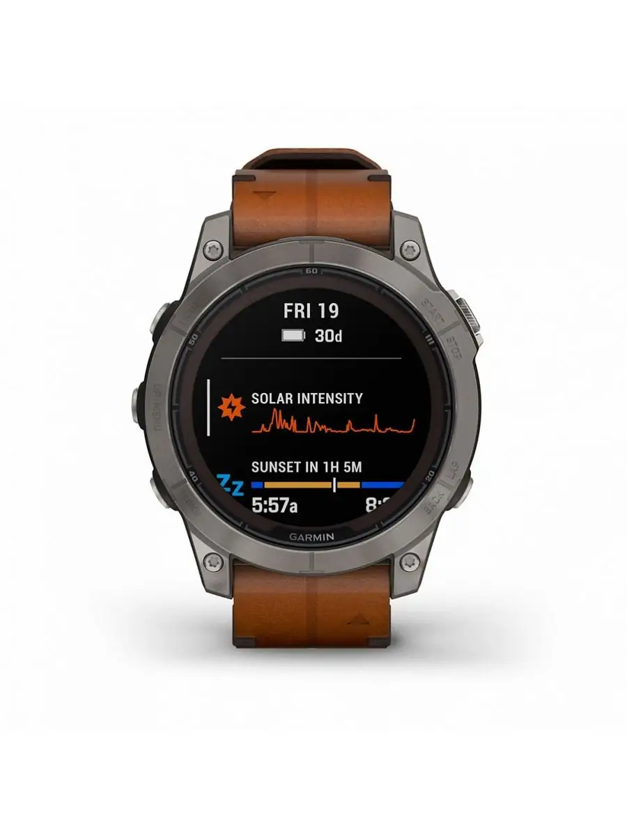 Fenix 7 Pro Solar Sapphire + Кожаный браслет (010-02777-30) - фото 2