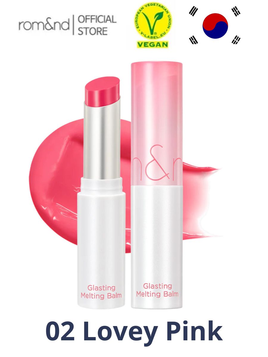 Romand Glasting melting Balm. ROM ND melting Balm. Тающий бальзам для губ ROM ND. ROM&ND Glasting melting Balm Lovey Pink.