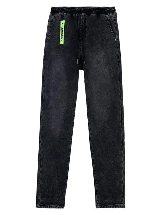 PlayToday Джинсы regular fit на флисе, серый, фото 4