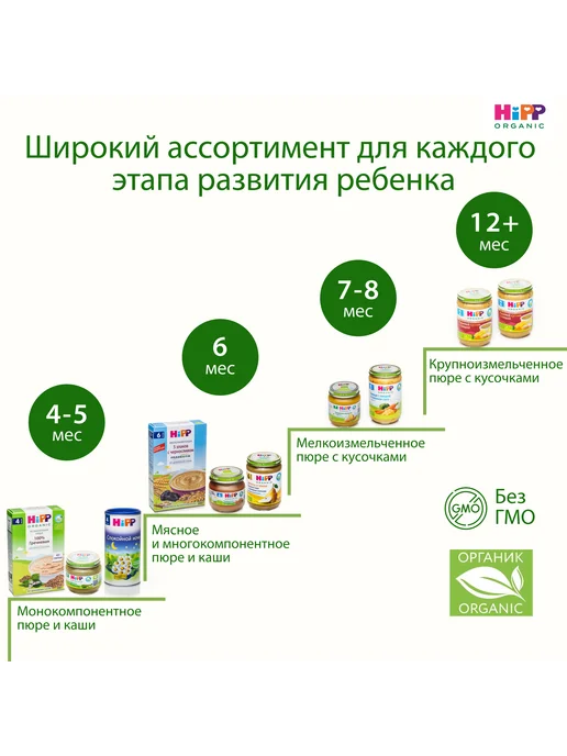 Hipp "Нежные овощи с телятиной", с 8 месяцев, 6х190г, 190 г, фото 8