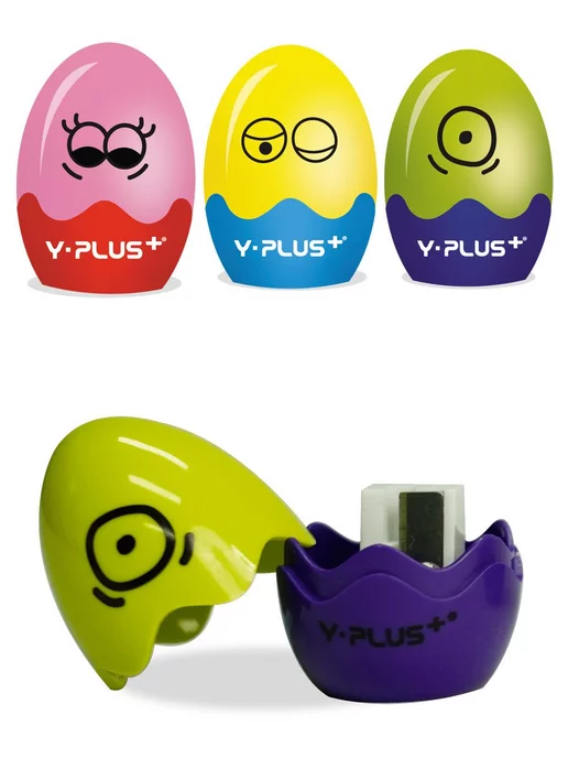 Y-PLUS Точилка для карандашей Alien egg с контейнером, зеленый, фото 4