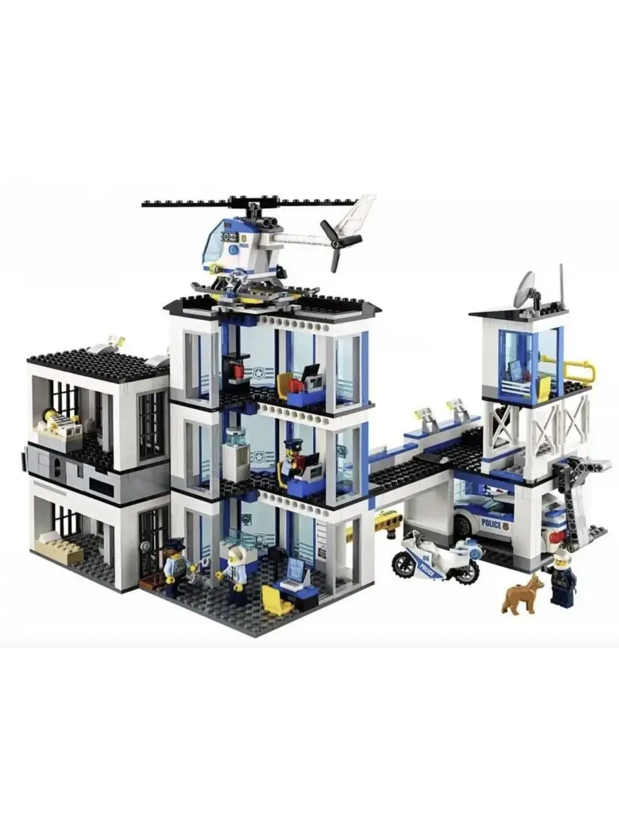 Конструктор Сити Полицейский участок Lego 172150165 купить за 3 820 ₽ в  интернет-магазине Wildberries