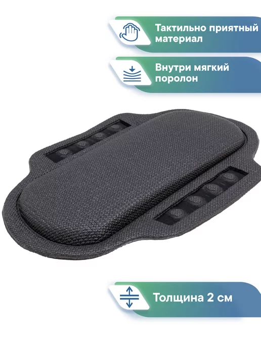 VILINA Подушка для ванны под голову на присосках, серый, фото 3
