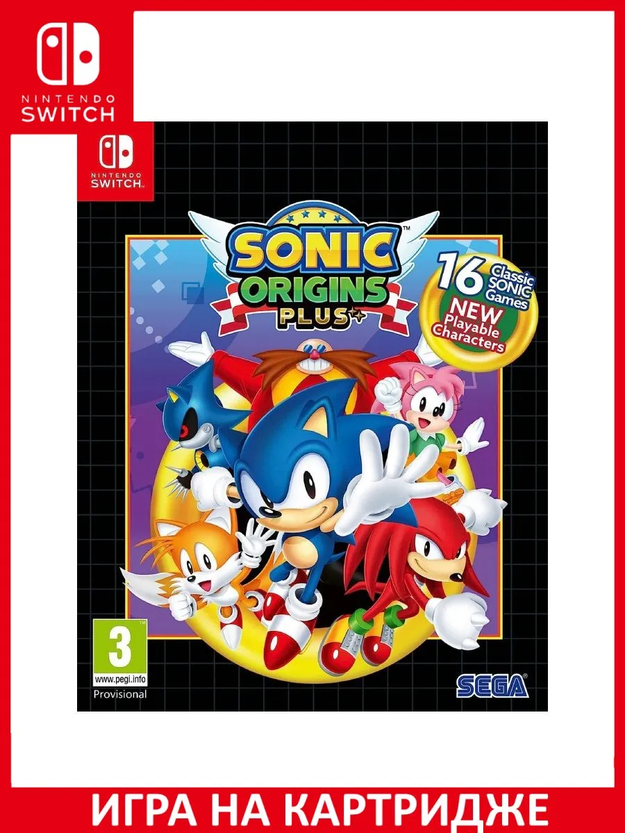 Sonic Origins Plus Switch Картридж Игра Switch 172152754 купить в  интернет-магазине Wildberries