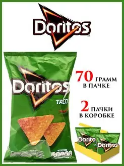 Снеки кукурузные со вкусом пряная паприка 2 шт по 70 г Doritos 172157781 купить за 320 ₽ в интернет-магазине Wildberries