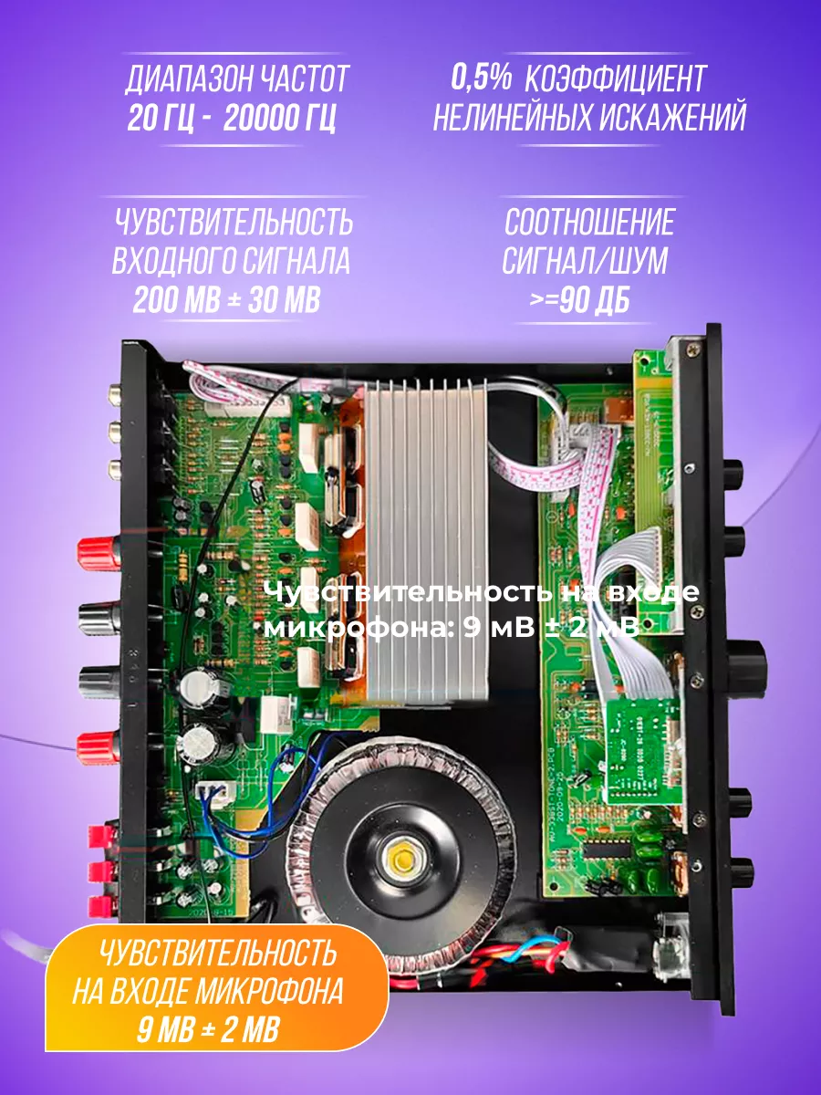 Аудио усилитель AV-338ST Bluetooth пятиканальный 5.1 Sunbuck 172166658  купить в интернет-магазине Wildberries