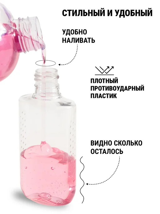 Alfatech Дорожный набор флаконов для путешествий, белый, 6 шт, фото 3