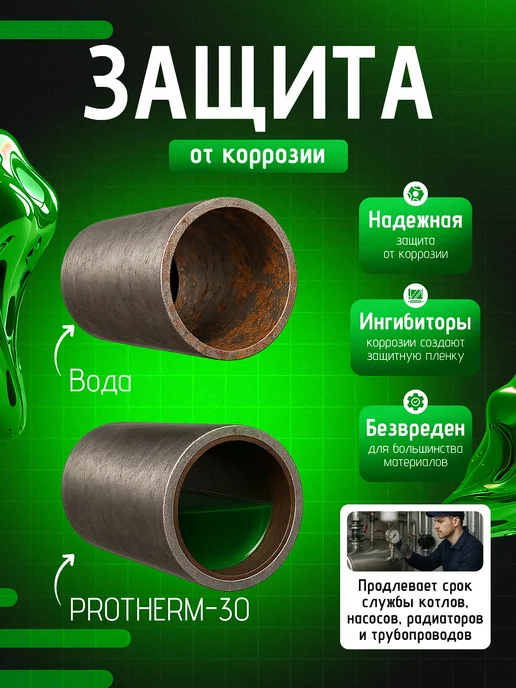 PROTHERM Теплоносители Теплоноситель для отопления Пропиленгликоль -30 (20 кг), 10 кг, фото 4