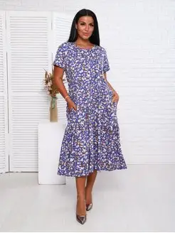 Платье трикотажное Vissa 172194743 купить за 1 548 ₽ в интернет‑магазине Wildberries