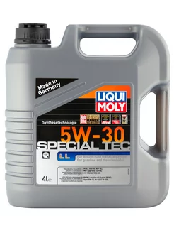 Моторное масло Ликви Моли Special Tec LL 5W-30 4л - 2339 Liqui Moly 172204160 купить за 6 231 ₽ в интернет-магазине Wildberries