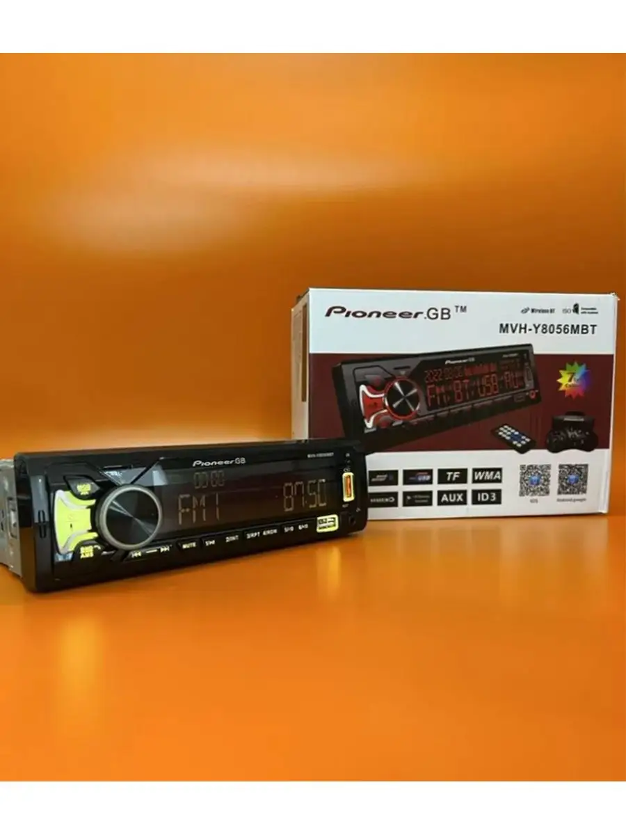 Магнитола для автомобиля c bluetooth MVH-8056 Pioneer 172329372 купить в  интернет-магазине Wildberries