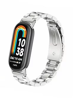 Металлический ремешок для Xiaomi Smart Band 8 MIJOBS 172353940 купить за 778 ₽ в интернет-магазине Wildberries