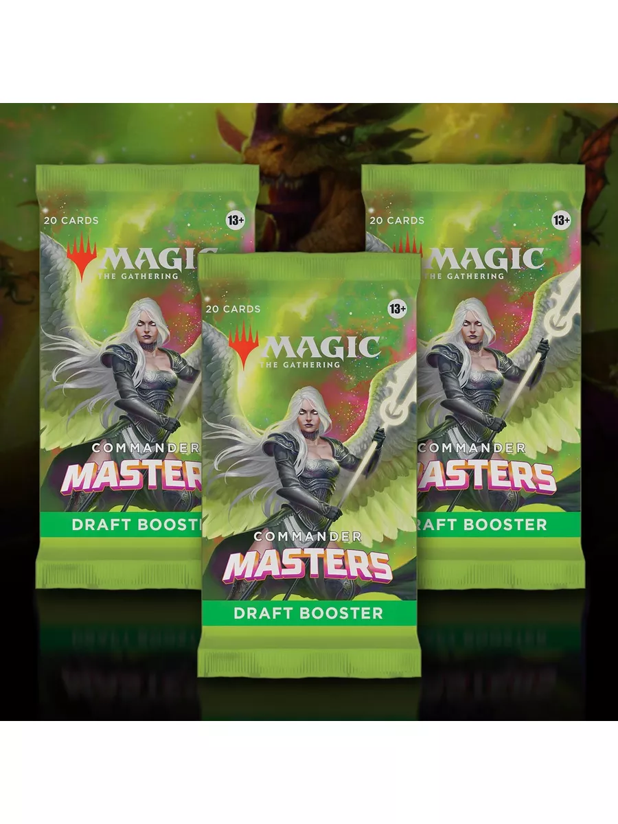 3 Драфт-бустера Commander Masters Magic: The Gathering 172380171 купить за  5 150 ₽ в интернет-магазине Wildberries