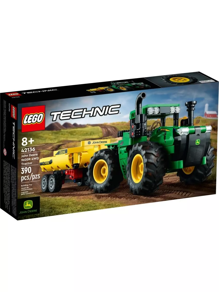 Конструктор John Deere 9620R 4WD Трактор LEGO 172384236 купить за 6 201 ₽ в  интернет-магазине Wildberries