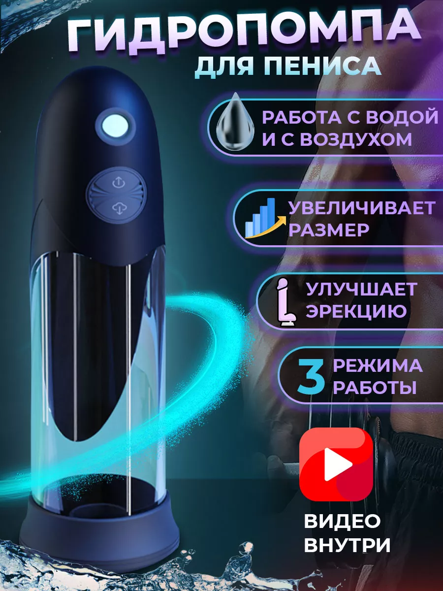 Купить вакуумные и гидропомпы для увеличения члена (пениса) | massage-couples.ru