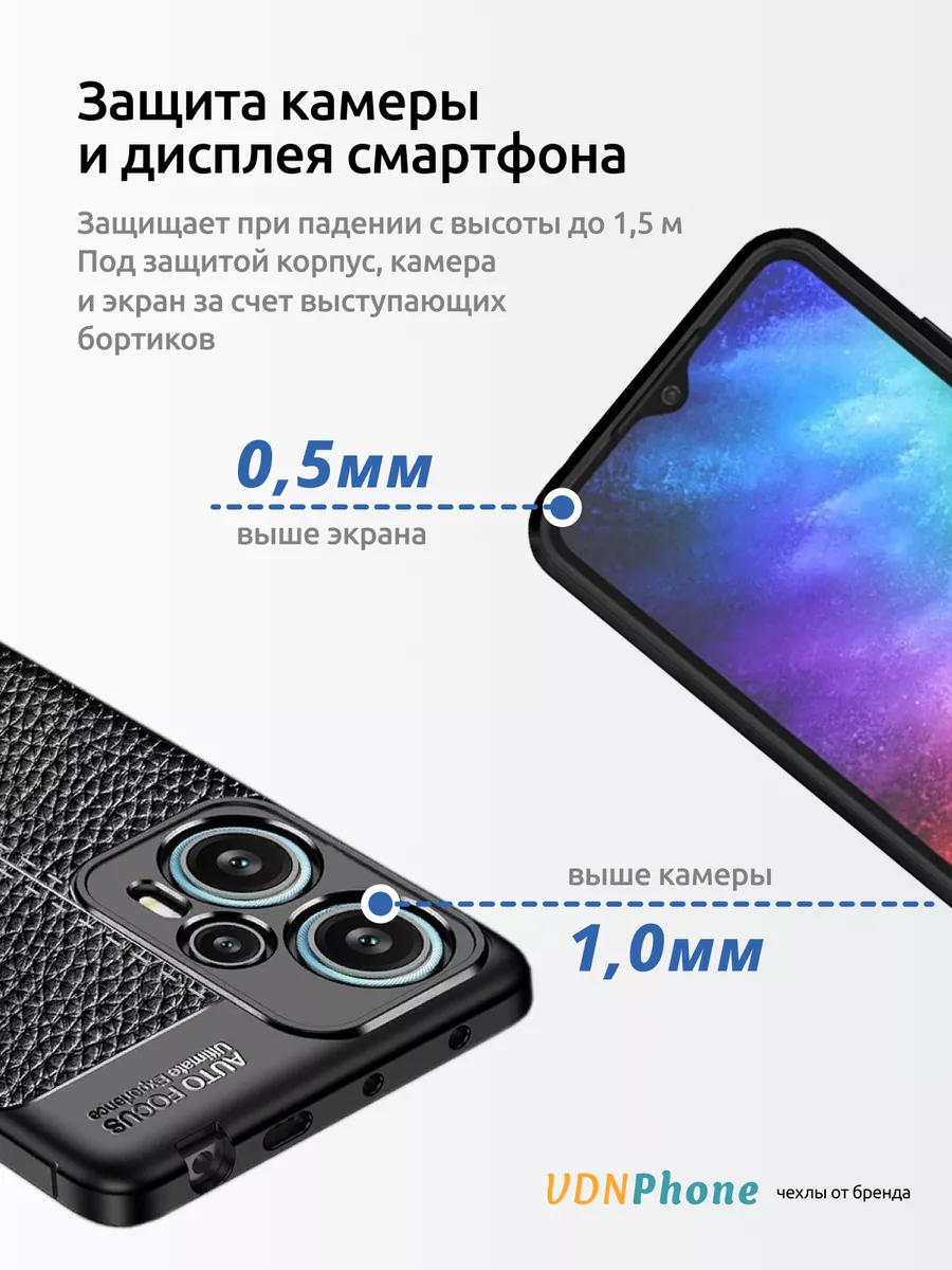 Чехол для Xiaomi POCO F5 текстурный 5g противоударный VDNPhone 172437744  купить в интернет-магазине Wildberries