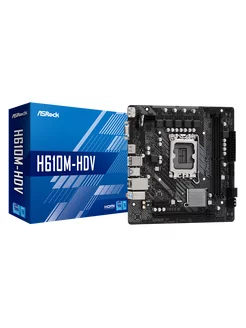 Материнская плата H610M-HDV Asrock 172445480 купить за 6 990 ₽ в интернет-магазине Wildberries