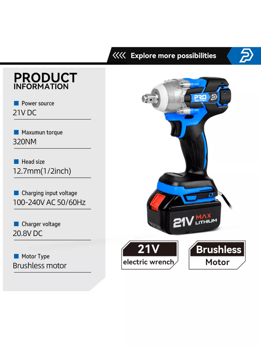 Prostormer 21v deals brushless