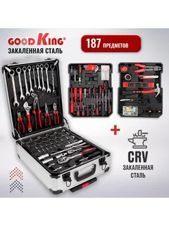 Набор инструментов в чемодане 187 пр GOODKING B-10187 GOODKING 172538714 купить за 8 068 ₽ в интернет-магазине Wildberries