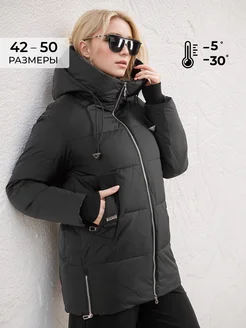 Куртка зимняя с капюшоном Outer Chic 172572005 купить за 6 499 ₽ в интернет-магазине Wildberries