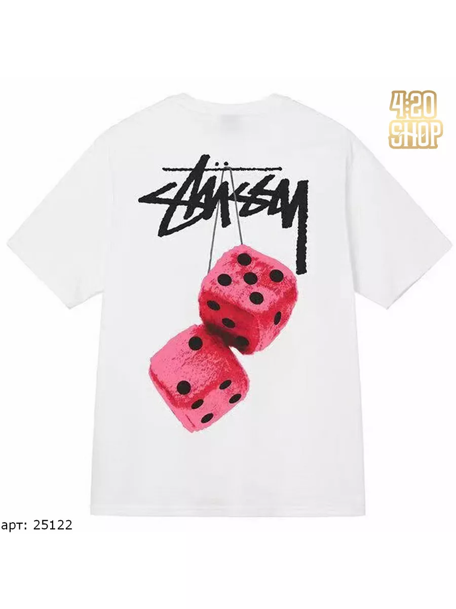 Футболка Stussy 4:20 Shop 172597164 купить в интернет-магазине Wildberries