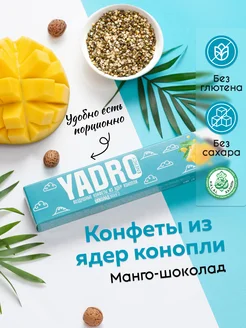 Конфеты без сахара YADRO Манго Шоколад KONOPLEKTIKA 172605693 купить за 46 ₽ в интернет-магазине Wildberries