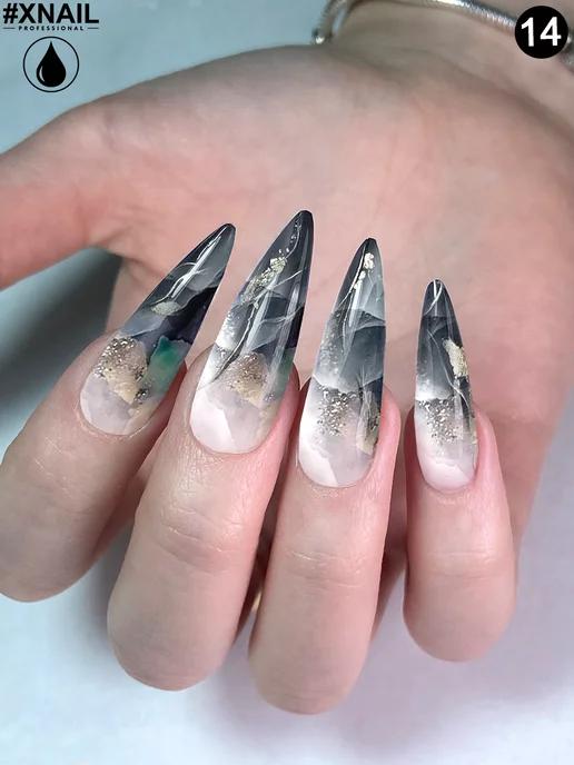 XNAIL PROFESSIONAL Акварельные капли для маникюра ногтей и дизайна, вариант, фото 2