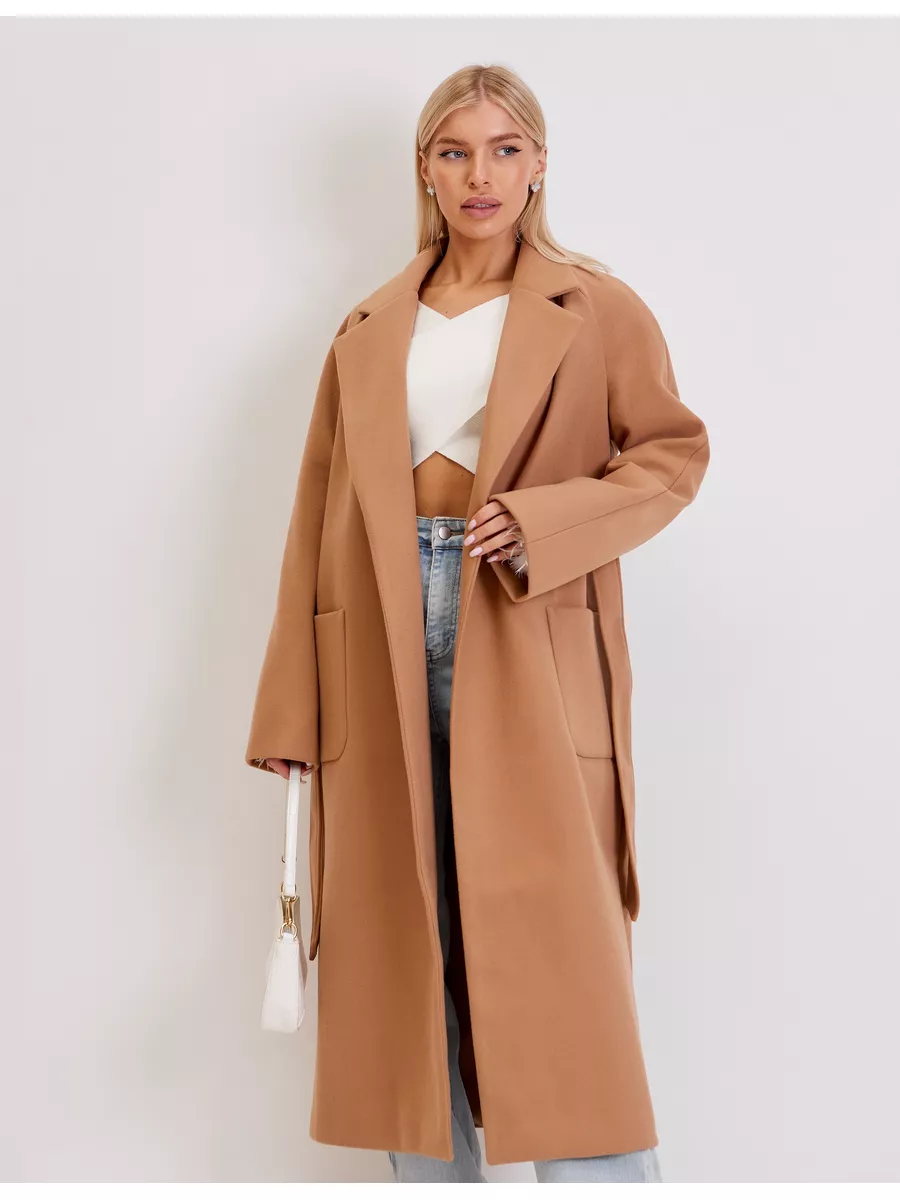 Camel coat hotsell river island