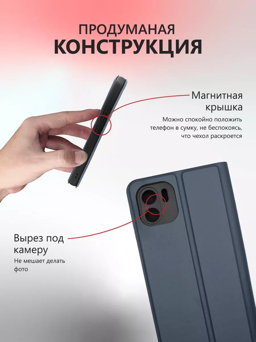 Чехол книжка Xiaomi Redmi A2 JFK 172667339 купить за 635 ₽ в  интернет-магазине Wildberries