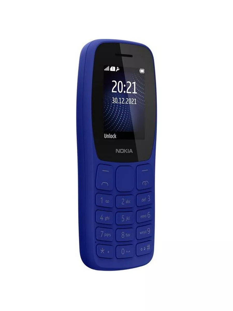 Мобильный телефон Nokia 105 TA-1428 Dual SIM EAC UA Blue Nokia 172675831  купить в интернет-магазине Wildberries