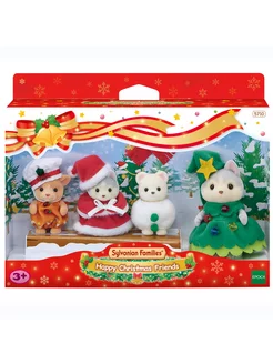 Набор Друзья в новогодних костюмах 5710 Sylvanian Families 172679278 купить за 3 223 ₽ в интернет-магазине Wildberries