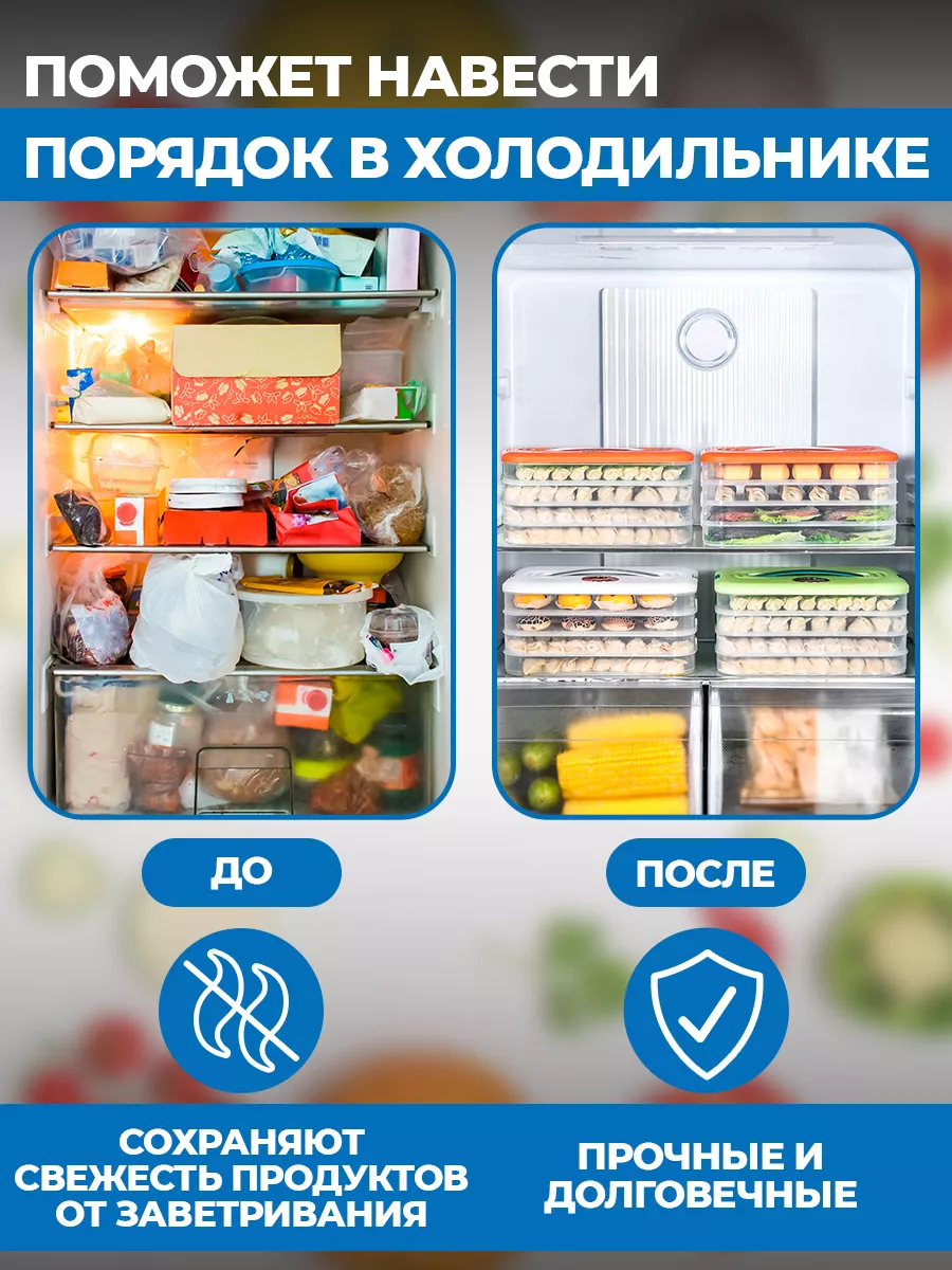 Контейнер для хранения и заморозки продуктов WiMi 172679639 купить за 954 ₽  в интернет-магазине Wildberries