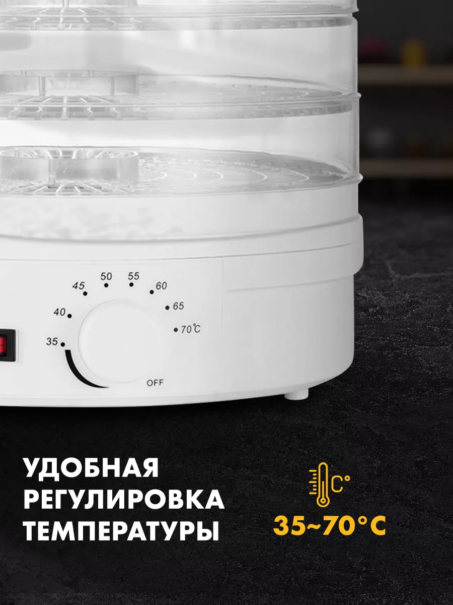 Сушилка для овощей и фруктов электрическая Дегидратор сушка Classmark  172694394 купить за 2 134 ₽ в интернет-магазине Wildberries