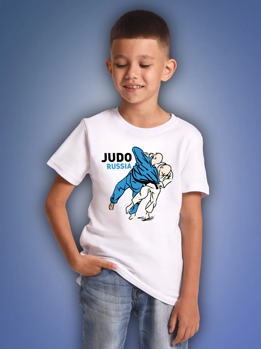 Футболка Дзюдо с надписью Judo Russia