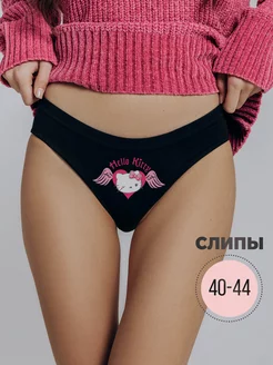 Трусы слипы женские Хеллоу Китти y2k Hello Kitty 172735458 купить за 145 ₽ в интернет-магазине Wildberries