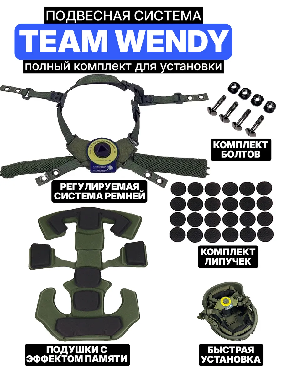 Подвесная система на шлем