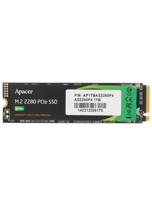 Apacer SSD Внутренний 256Gb AS2280P4 Client, 1 ТБ
