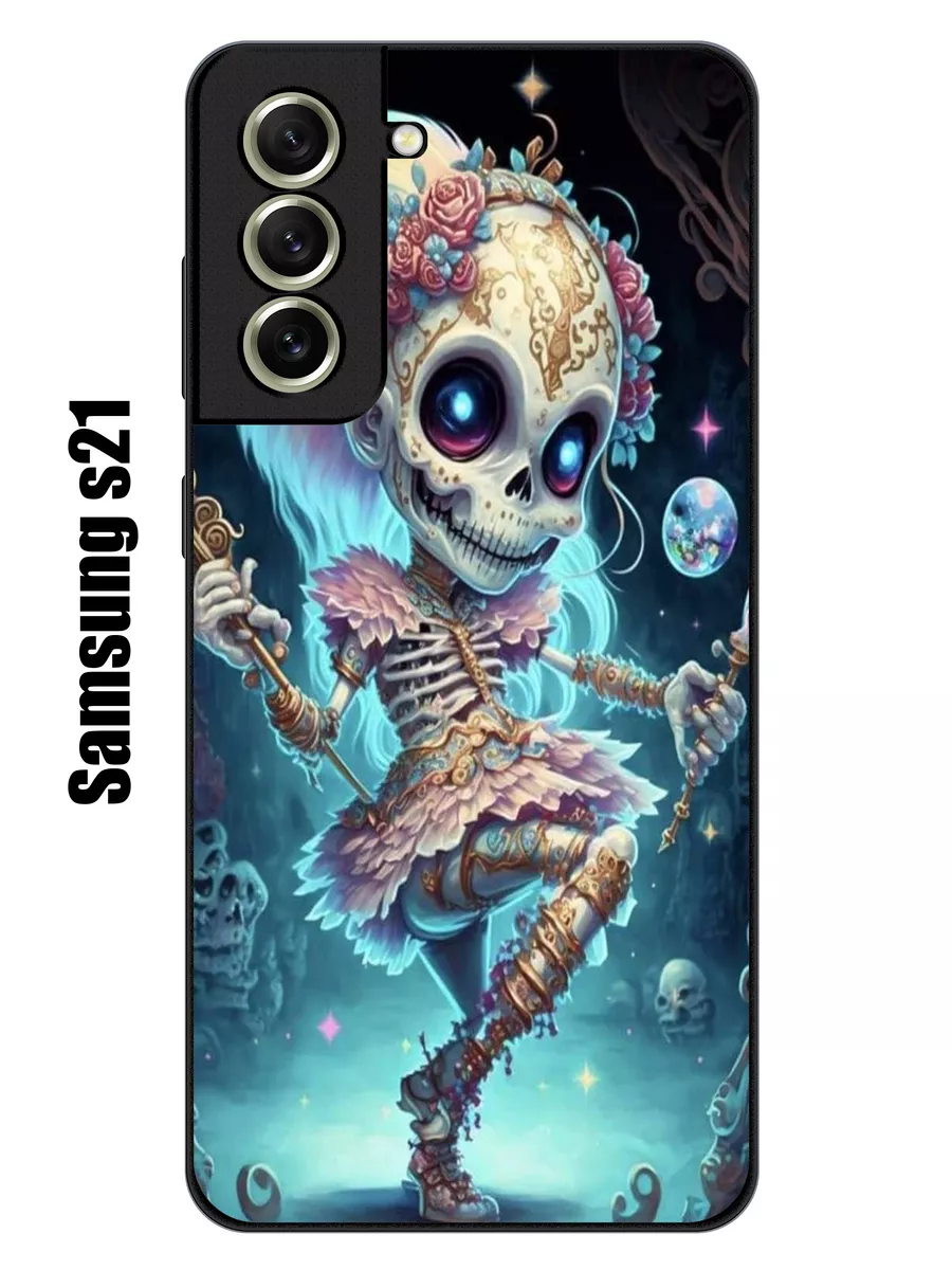 Чехол силиконовый на Samsung S21 с дизайнерским принтом CASE COCOS  172823213 купить за 569 ₽ в интернет-магазине Wildberries