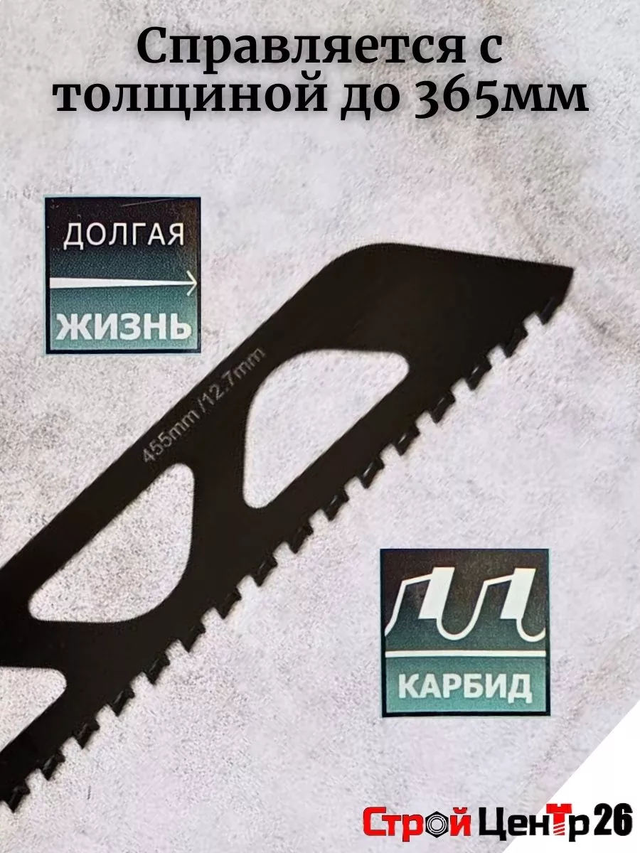 Полотно для сабельной пилы по газобетону S2243HM MKSS 172824966 купить за 1  402 ₽ в интернет-магазине Wildberries