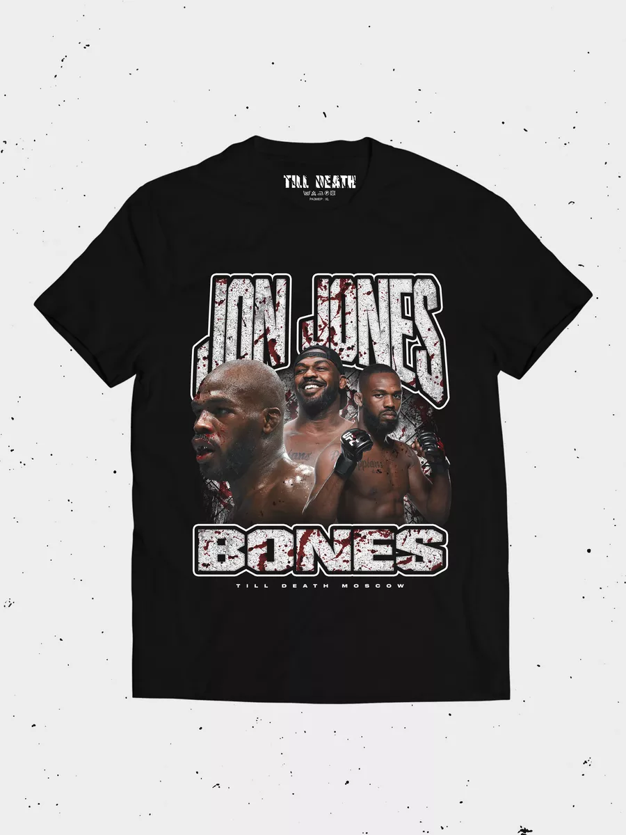 Футболка Jon Jones Bones Джон Джонс MMA Till Death Moscow 172838573 купить  за 2 282 ₽ в интернет-магазине Wildberries