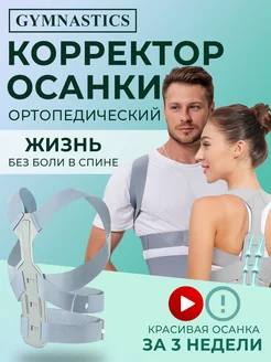 Корректор осанки корсет для спины ортопедический GYMNASTICS 172877714 купить за 797 ₽ в интернет-магазине Wildberries