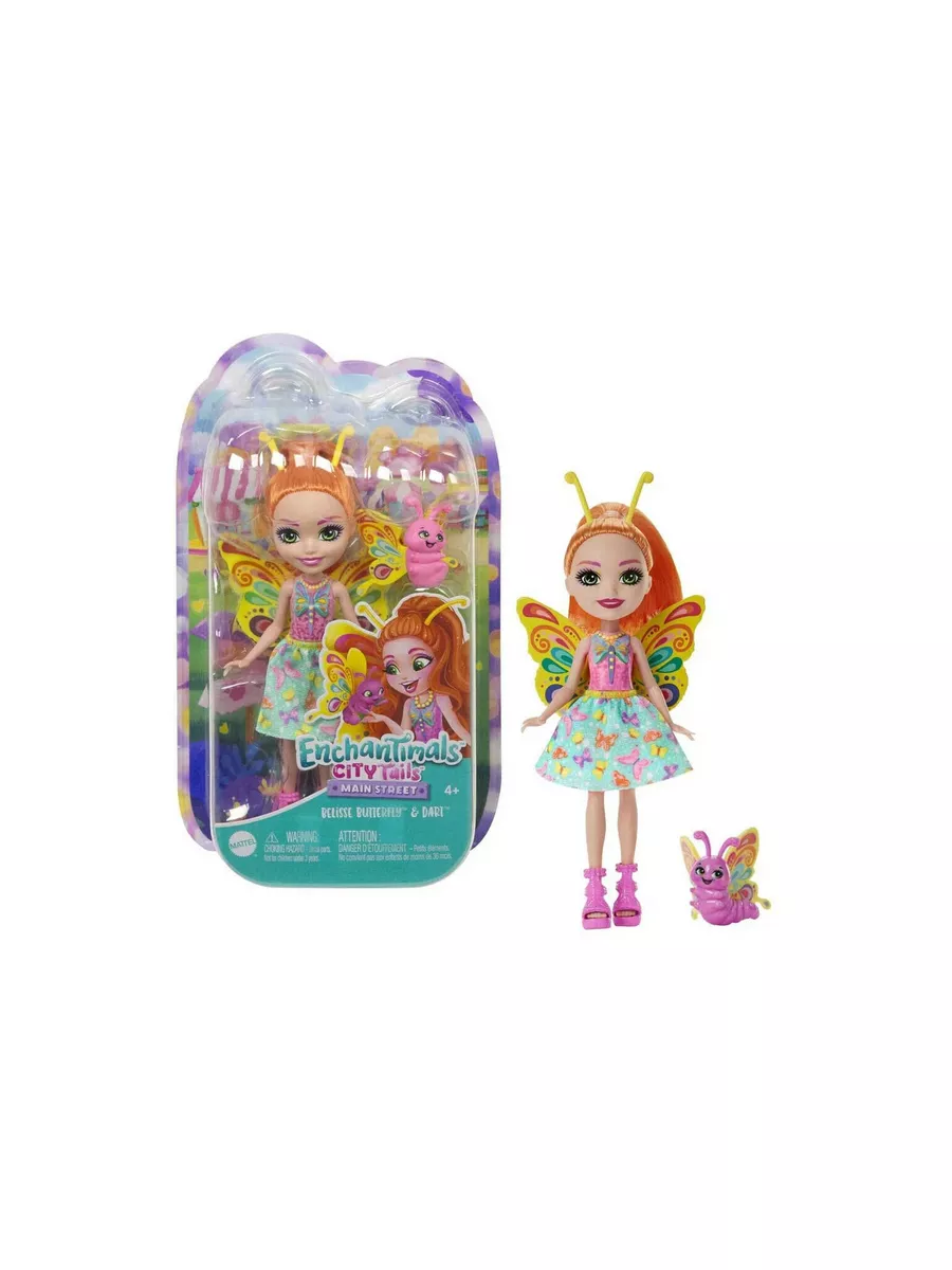 Кукла Belisse Butterfly & Dart Enchantimals Бабочка Enchantimals 172905578  купить в интернет-магазине Wildberries